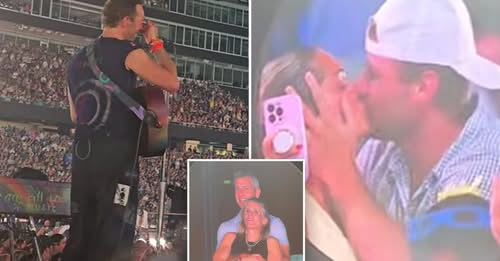 Coldplay’s Chris Martin pokes fun at affair comment in viral concert video: ‘Are you two a legitimate couple?’